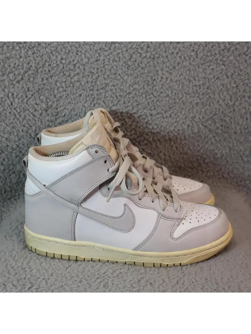 Nike Dunk High Vast Grey GS Sneakers 7Y DB2179-101 7 Youth